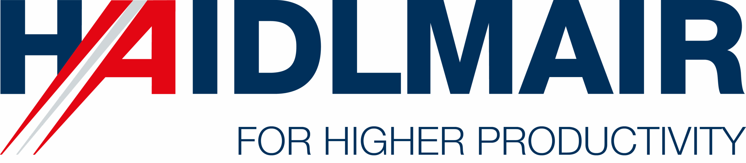 logo_haidlmair_grau_for higher productivity Logo Haidlmair